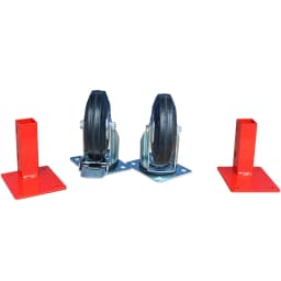 Pieds à roulettes pivotantes 1